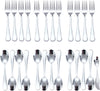 25-Piece Forks and Spoons Silverware Set, Flatware Sets Forks and Spoons Silverware