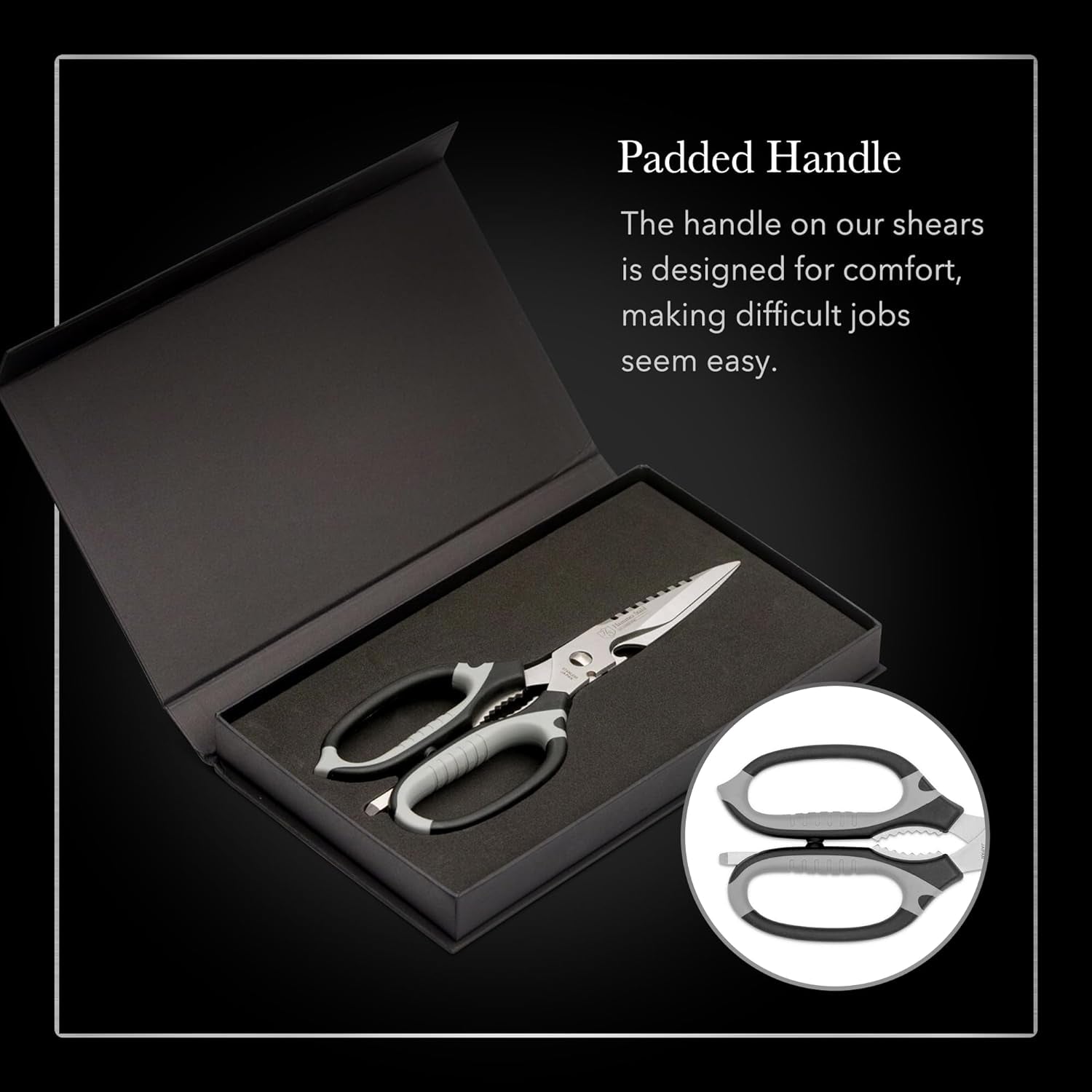 Kitchen Scissors | Kitchen Shears Heavy Duty Poultry Shears | Kitchen Shears Dishwasher Safe | Stainless Steel Kitchen Scissors Come Apart for Cleaning | Sharp Kitchen Scissors