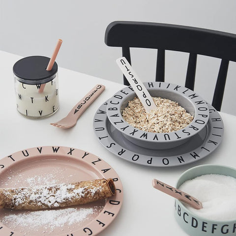 Image of Eat & Learn Toddler Fork, Knife & Spoon Set of 4 Design in Denmark | Tritan Kids Cutlery Utensil Set Drop Safe | Toddler Safe Flatware BPA/BPS Free, Dishwasher Safe Ideal for Home|Green