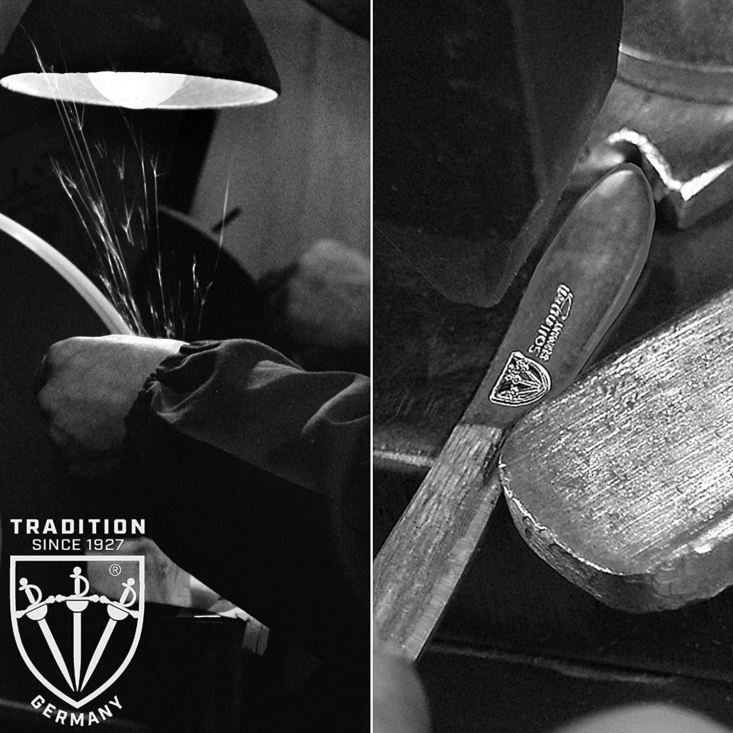 - Brand Quality Cuticle Knife Trimmer Remover Cutter (1Pc.) and Cuticle Pusher Scratcher (1 Pc.) Made in Germany