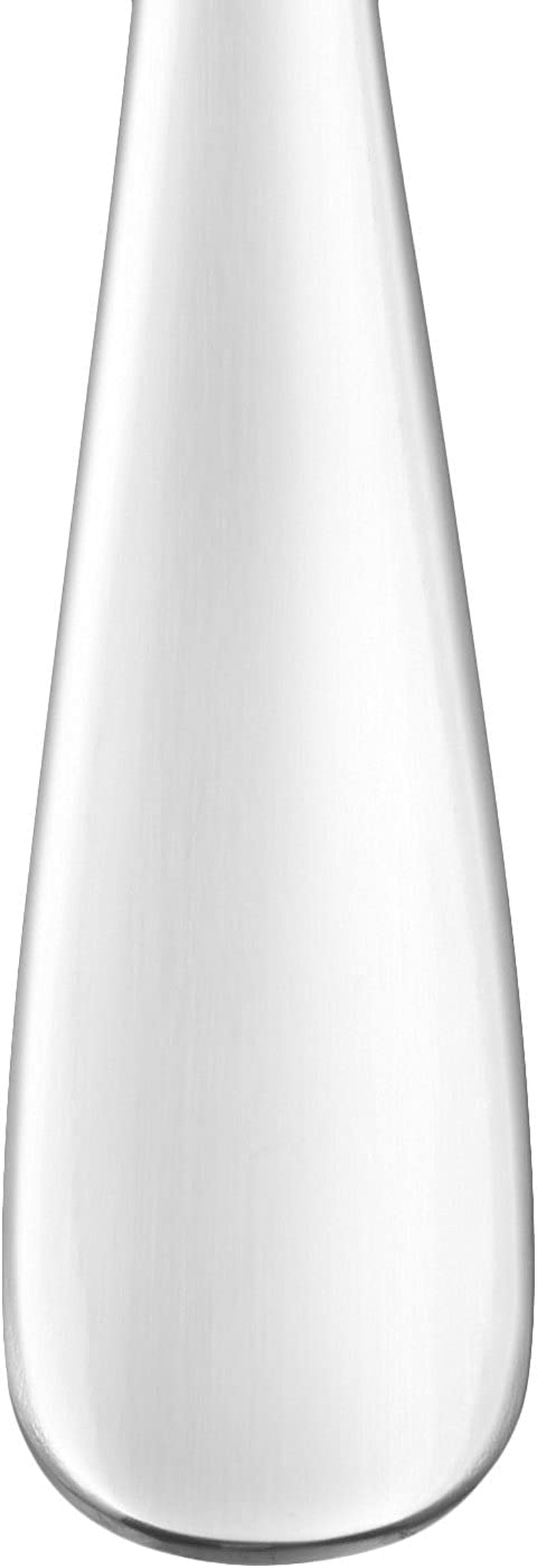 20-Piece Stainless Steel Flatware Set with round Edge, Service for 4, Silver