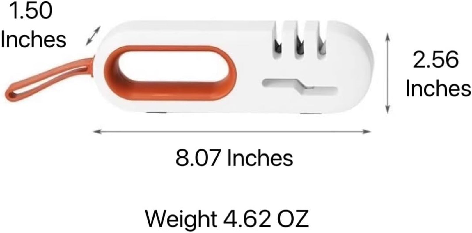 Knife Sharpeners for Kitchen Knives, Kitchen Knife Sharpener with Hanging Ring, Advanced Design Sense Knife Sharpening, Labor-Saving, Non-Slip, Easy to Use and Easy to Store.