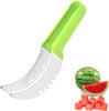 Watermelon Slicer Cutter, Watermelon Fork Slicer, Summer Watermelon Cutting Artifact, Stainless Steel Fruit Forks Slicer Knife for Family Parties Camping