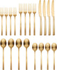 20-Piece Flatware Set, Gold Beacon Satin