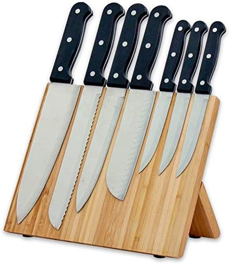 Bamboo Magnetic  - the Kitchen Magnetic  Has Revolutionized Storing and Displaying Your Knifes Both Elegantly, and Safely. This  Keeps Your Cutlery Close at Hand.
