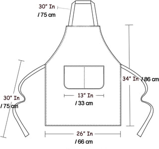 Art Aprons for Painting Pottery Ceramics, Mens Women Kitchen Cooking Aprons Waterproof Green