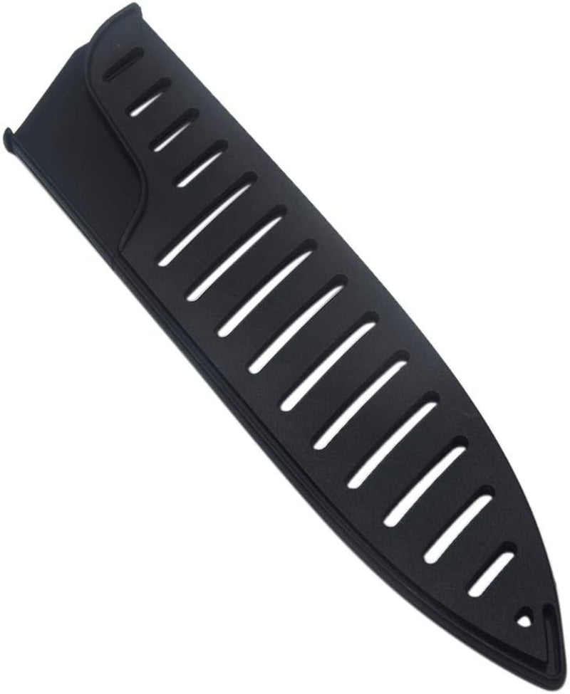 Black Plastic Kitchen Knife Blade Protector Cover for 8 Inches Knife, 8 Inch Knife Sheath, 8 Inch Knife Cover Practical Black Protector for Knife Blade Kitchen Utensil