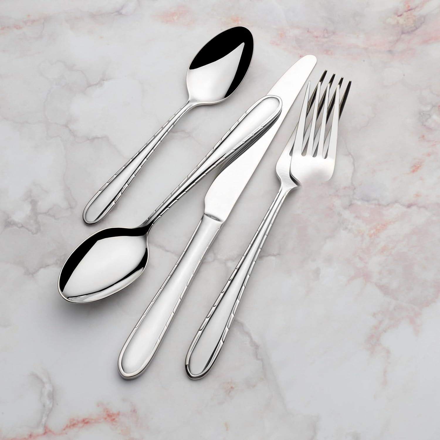 Arturo 18/10 16 Piece Stainless Steel Flatware Set, Service for 4