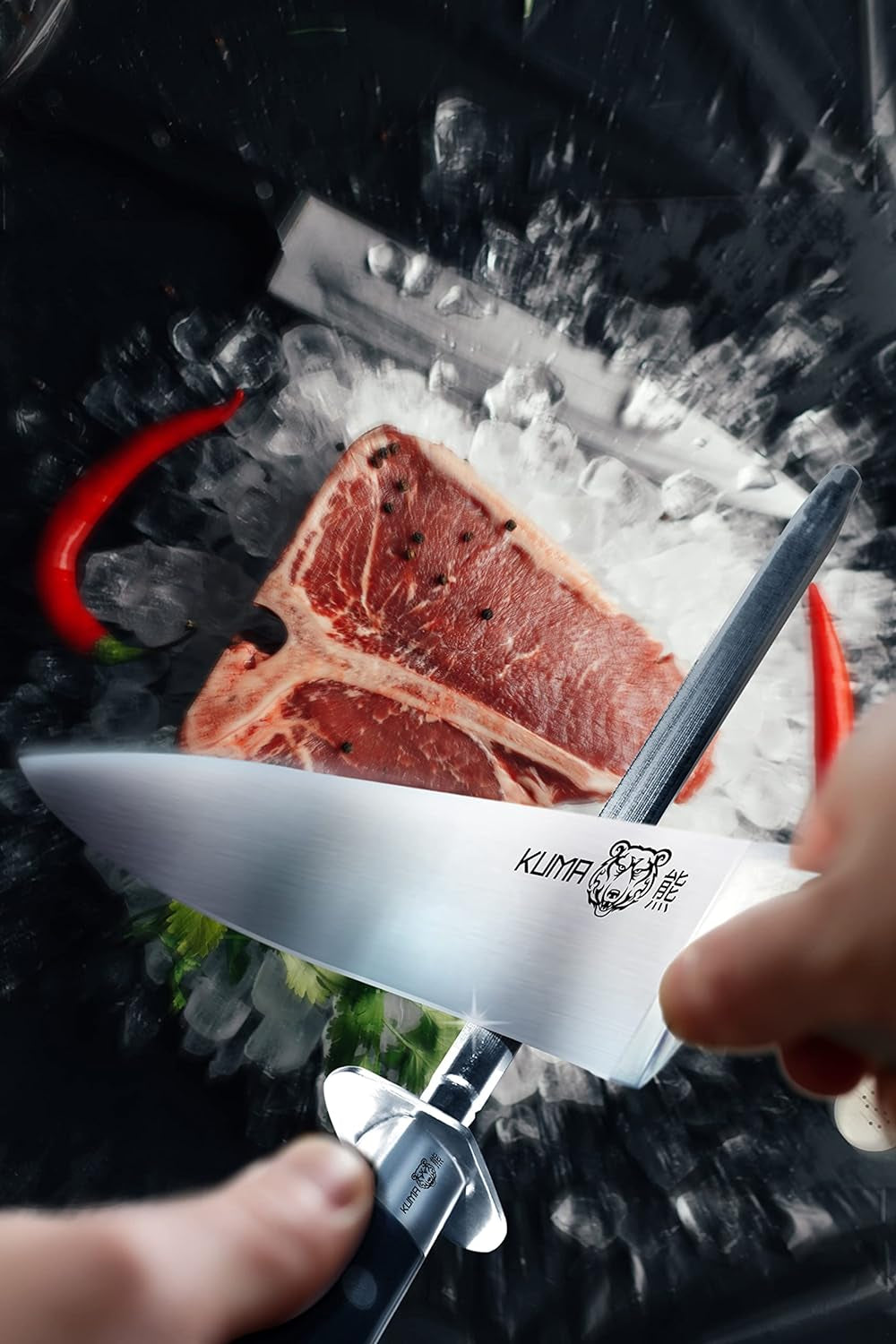 Complete Kitchen Knife Set - Classic Collection - 8" Chef'S Knife, 7" Santoku, 3.5" Paring Knife, 10" Bread Knife, and 8" Honing Rod - Knives Set without Block or Roll Bag - Conquer Your Kitchen