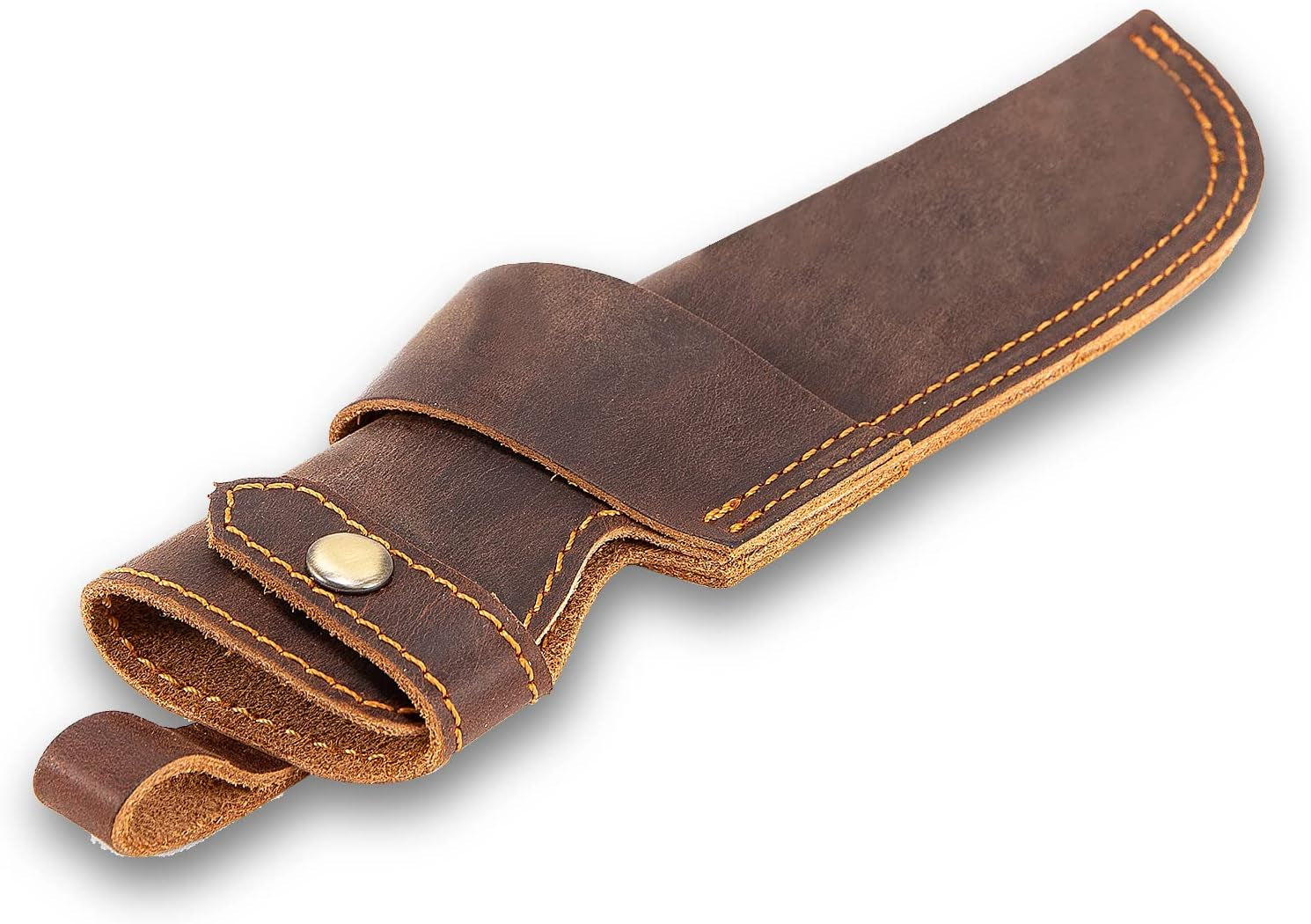 Knife Sheath,Leather Knife Sheath for Belt,Chef Knife Guard,Knife Holster for 5 Inch Blade Knife,Knife Holder,Knife Cover Sleeve,Edc Belt Organizer,Sheath for Chef Meat Cleaver,Gifts for Men