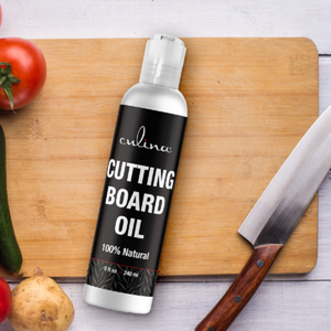 Culina Cutting Board & Butcher Block Conditioning & Finishing Oil | Mineral Oil Free |100% Plant Based & Vegan, Best for Wood & Bamboo Conditioning & Finishing, Makes Cleaning Wood Easier - Livananatural