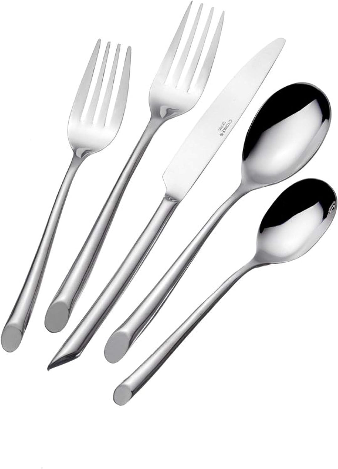 Towle Living Wave 42-Piece Forged Stainless Steel Flatware Set, Service for 8