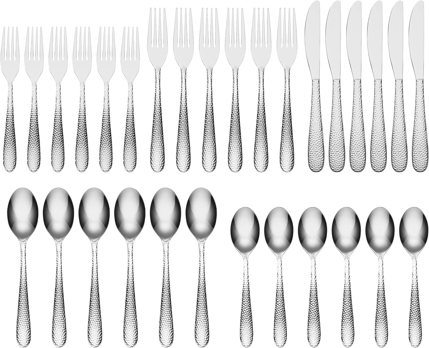 219830R Soiree Mirror 30-Piece Flatware Set