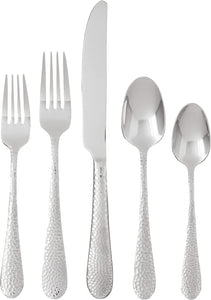 45-Pc. Tibet Flatware Set, Stainless