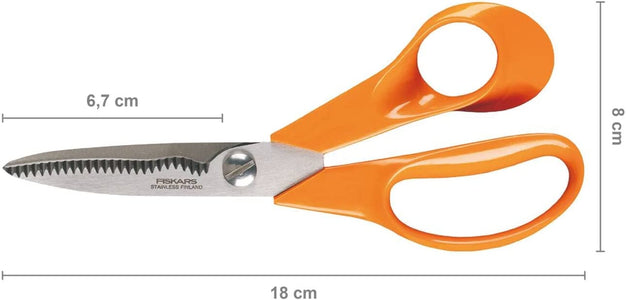 Kitchen Scissors, Total Length: 18 Cm, Quality Steel/Synthetic Material, Classic, 1000819