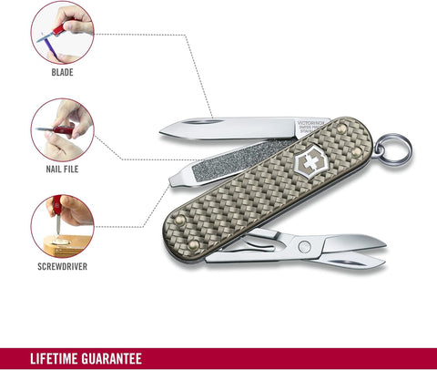 Image of Classic SD Precious Alox 5 Function Infinite Grey Pocket Knife