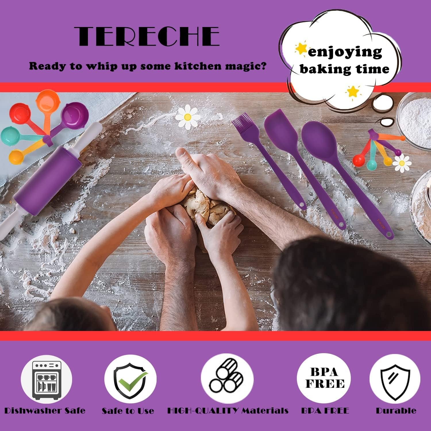 Kids Cooking Sets Real 43 Piece Baking Set with Organizer Carrying Case, Kids Cooking Utensils - Kid Safe Knife & Cooking Tools - Real Accessories & Utensils for the Curious Child