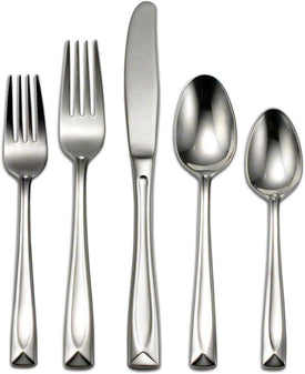 T837045A Lincoln 45-Piece Flatware Set, Service for 8 Silver