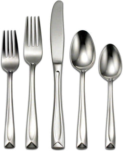 T837045A Lincoln 45-Piece Flatware Set, Service for 8 Silver