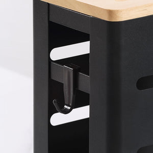 Knife Block Holder, Kitchen Knife Organizer Storage Stand 8 Slots, Kitchen Block Knife Holder, Storage Rack,Safe to Use Different Size Shape Knife Sharpeners Scissors Kitchen Countertop