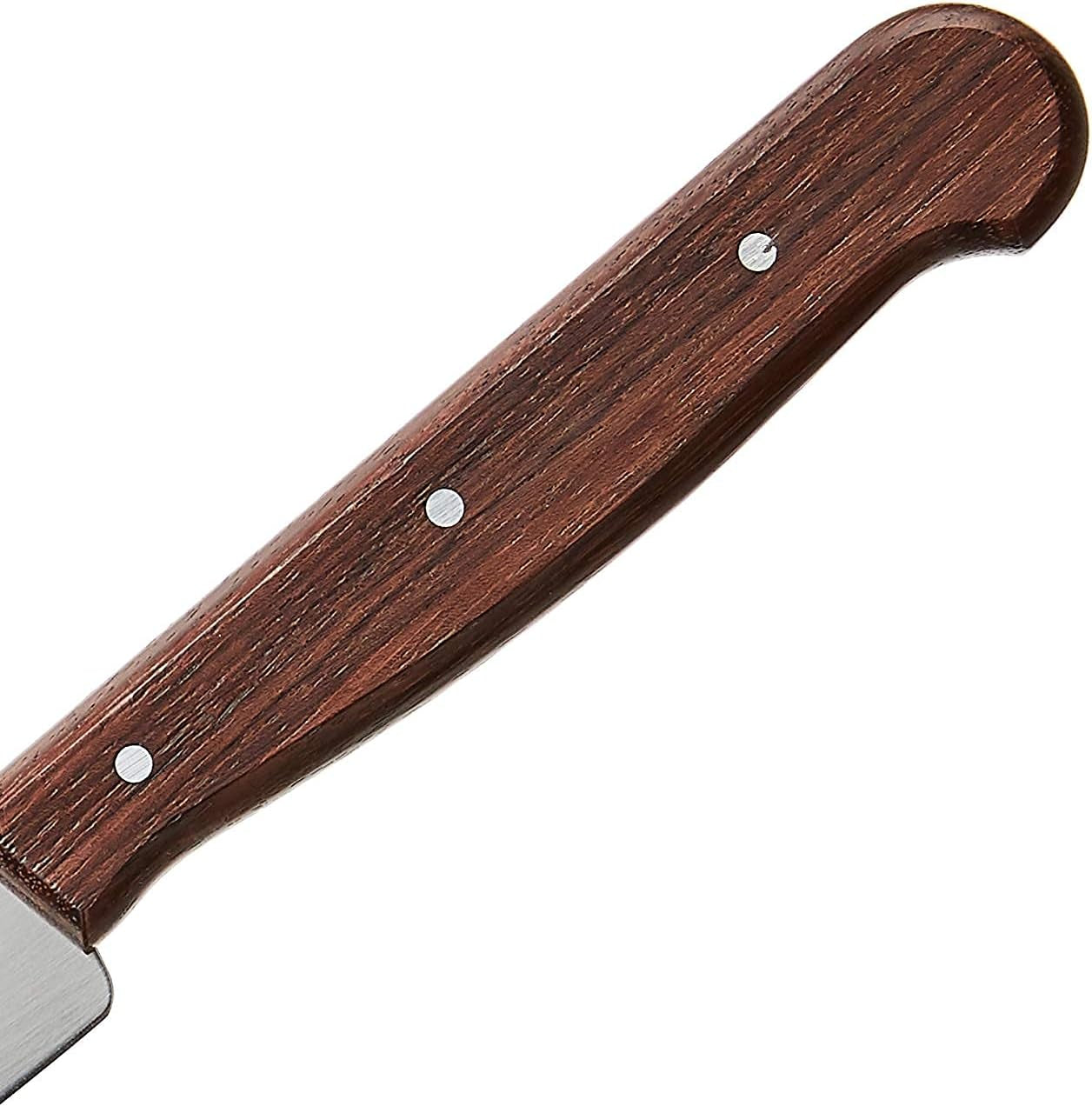 4-3/4-Inch Straight-Edge Pointed-Tip Steak Knife, Set of 6, Rosewood Handles
