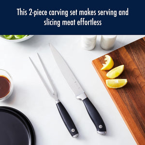 HENCKELS Forged Elite Razor-Sharp 2-Piece Carving Knife Set, German Engineered Informed by 100+ Years of Mastery