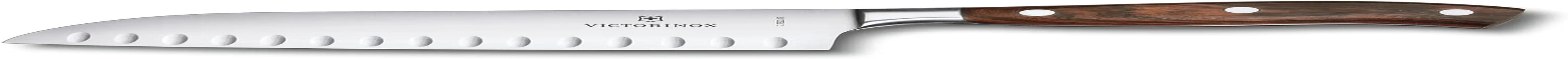 Grand Maître 6.7-Inch Santoku Knife with Fluted Design - Wood Handle