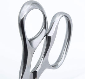 Prof Professional Stainless Steel Cook'S Scissors Line Cook for Meat Fish, Gloss, Chicken Hunting Pizza Microserrated Edge Kitchen Accessories 8