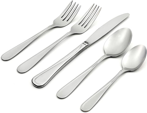 Image of Flight 45-Piece Stainless-Steel Flatware Set, Service for 8