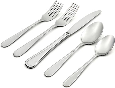 Flight 45-Piece Stainless-Steel Flatware Set, Service for 8