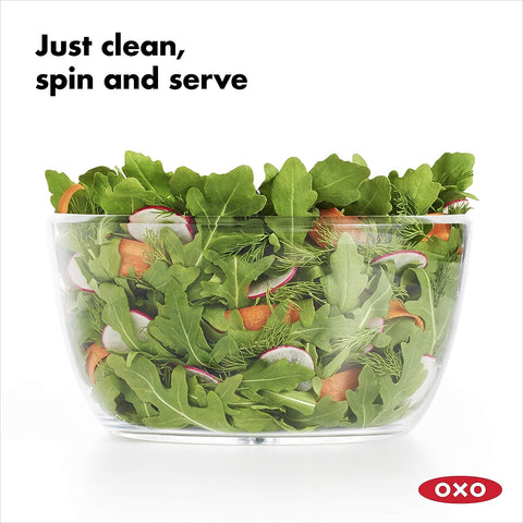Image of Good Grips Large Salad Spinner - 6.22 Qt., White