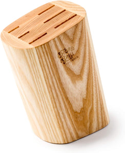 Chop and Grill Ash Wood Knife Block