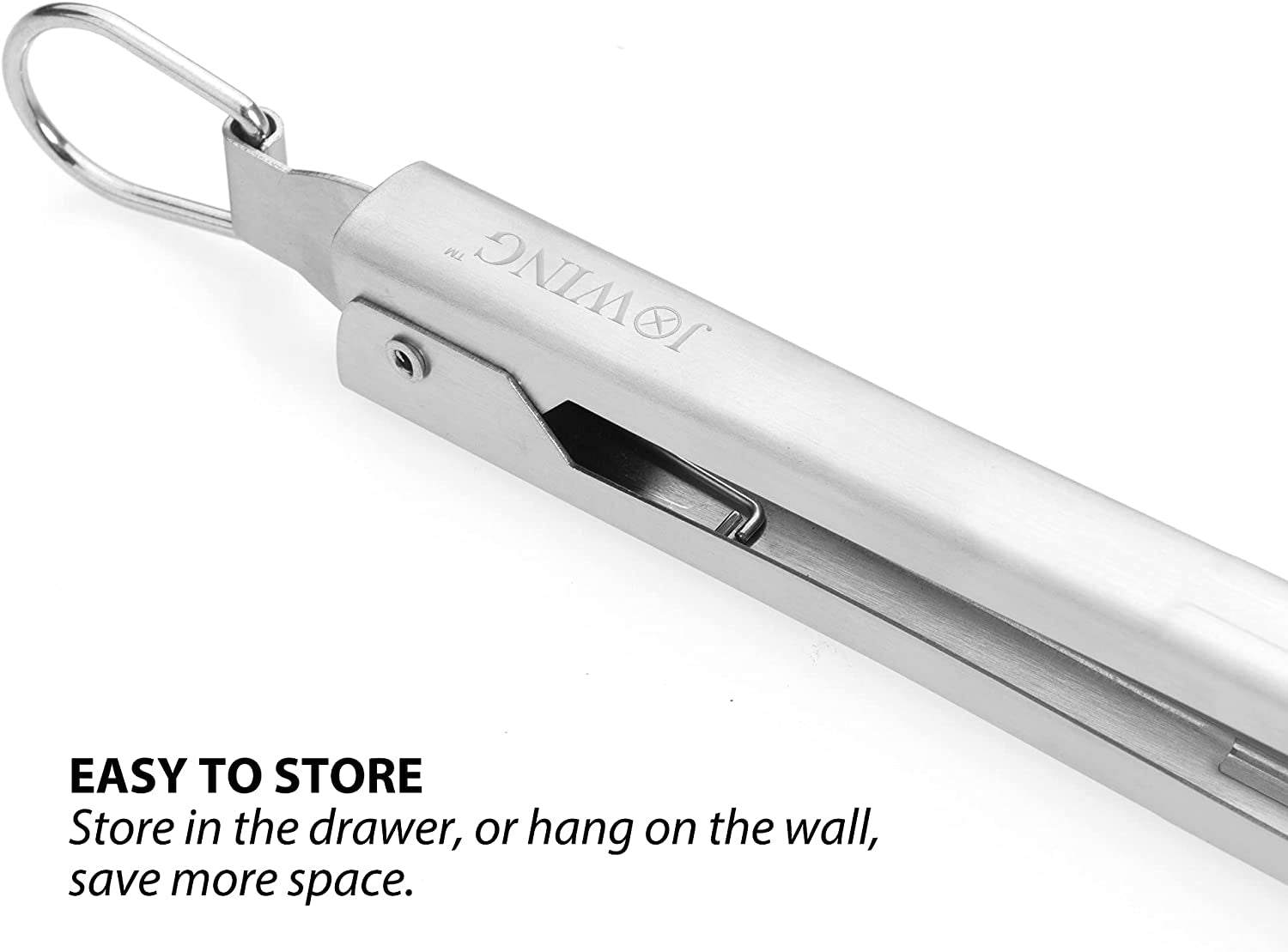 Premium 304 Stainless Steel Barbecue Turners Set, Heavy Duty Cooking Kitchen BBQ Tongs, 10" and 12"