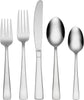 Avery 90 Piece Casual Flatware Set, 18/0 Stainless, Service for 12,Silver