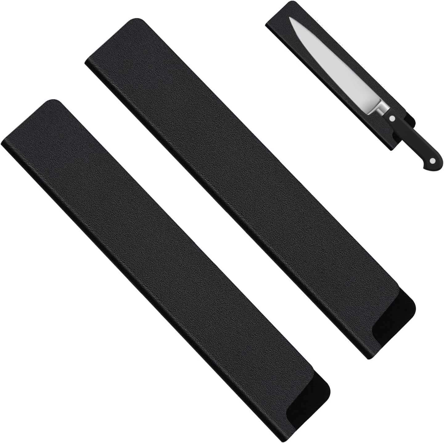 Knife Guards, 2/4/5/10/20Pcs 4.7In - 12.2In Universal Knife Edge Guards, Non-Bpa Knife Sheath, Waterproof Abrasion Resistant Felt Lined Knife Cover Sleeves Knife Protectors(2Pcs 8.7" × 2")
