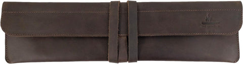 Image of , Single Knife Case Handmade from Full Grain Leather - Bourbon Brown