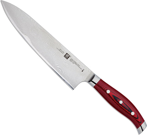 Image of J.A. Henckels Twin Cermax MD67 Damascus Chef'S Knife Red 30881-206
