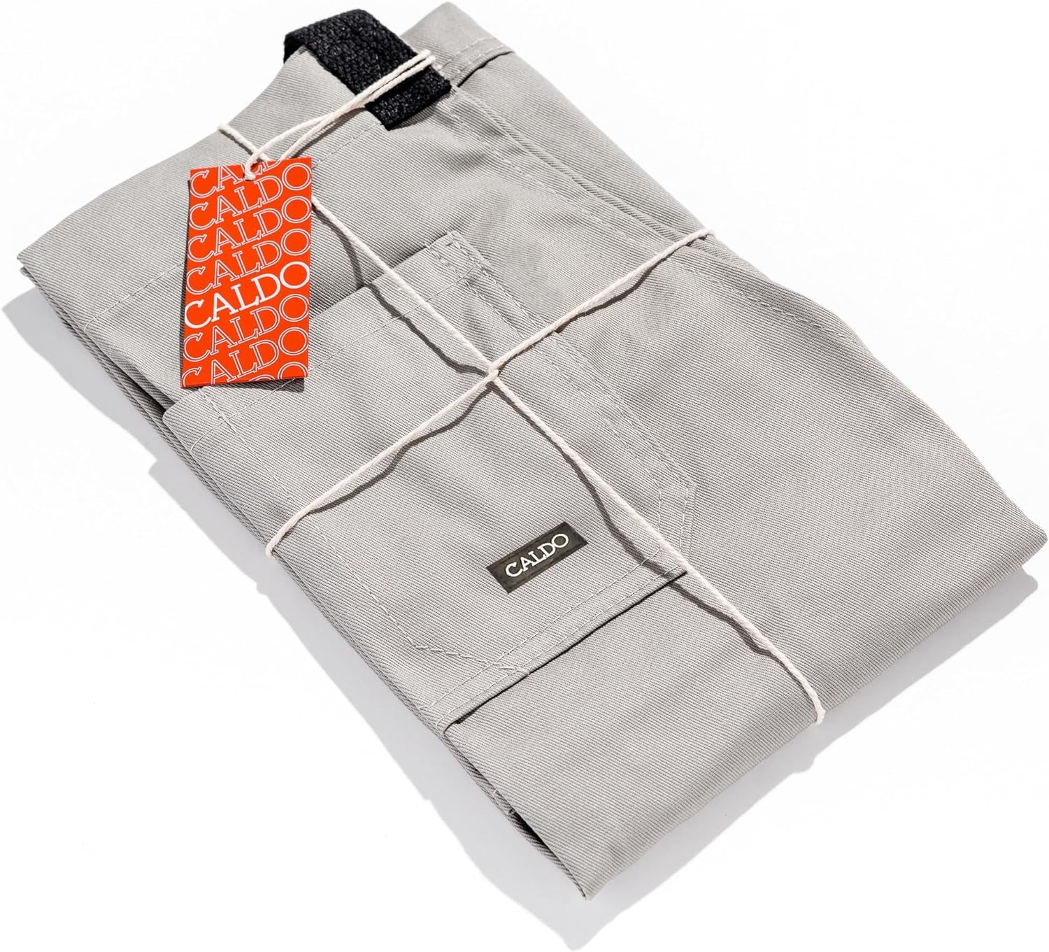 Daily Cotton Kitchen Apron for Cooking- Mens and Womens Professional Chef or Server Bib Apron - Adjustable Straps with Pockets and Towel Loop (Grey)