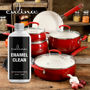Culina Enamel Clean |  Kosher OU Certified | 12 oz | Made in USA - Livananatural
