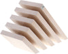 Italian Knife Block, 10" X 10" X 16", White-Colored Beechwood