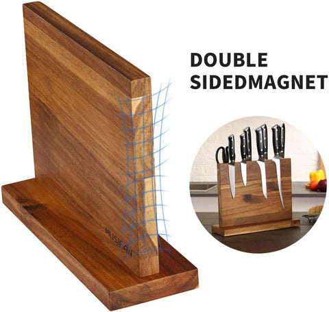 Image of Magnetic Knife Block - Magnetic Knife Holder - Magnetic Knife Stand- Cutlery Display Stand and Storage Rack