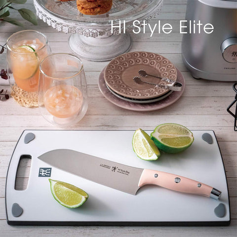 Image of Henckels 16801-481 "HI Style Elite Western Knife, 7.1 Inches (180 Mm), White, Made in Japan", Chef'S Knife, Stainless Steel, Dishwasher Safe, Made in Seki, Gifu Prefecture, Japan