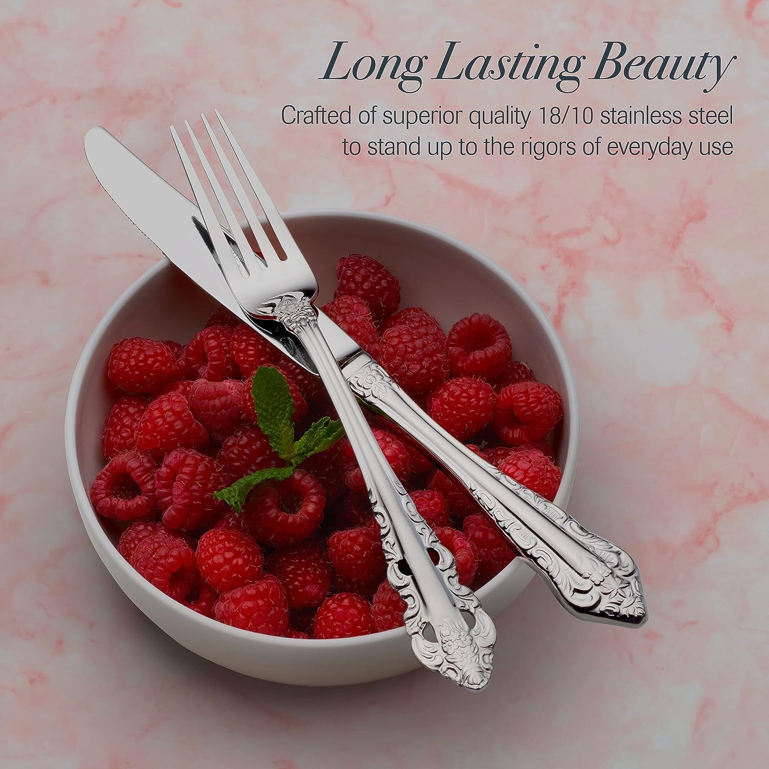 Antique Baroque 65Pc, Silver, Service for 12