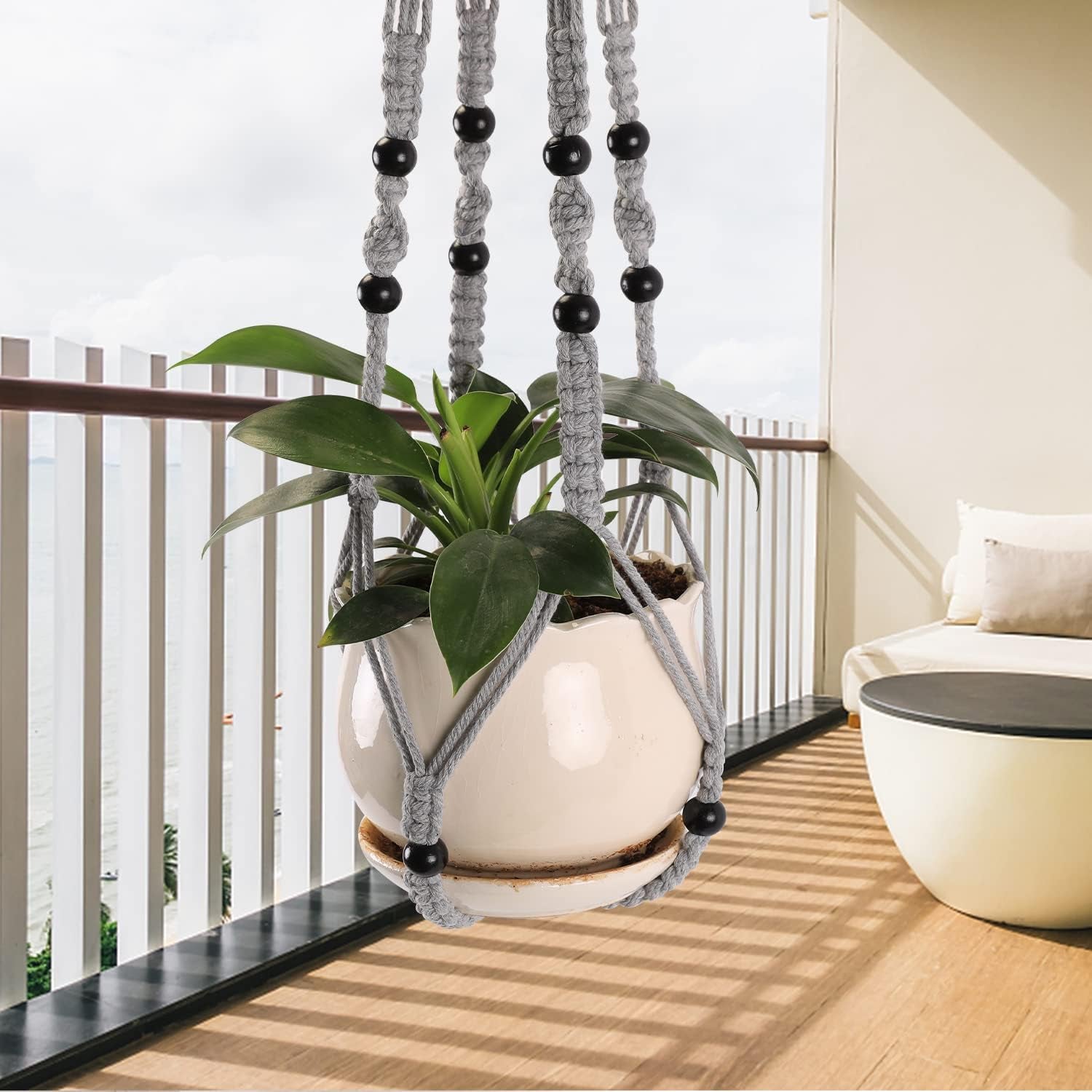 3 Pack Plant Hanger Indoor Hanging Planter Basket for Indoor Plants Hanging Plant Holders Indoor