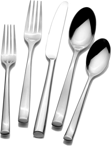 Image of Addison 20-Piece Stainless Steel Flatware Set, Service for 4