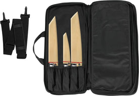 Cutlery 20-Slot Knife Roll, Black, Keeps Knives Secure, Additional Storage for Non-Bladed Tools, Sturdy Construction, Ideal for Professional Chefs, Chef Knife Roll