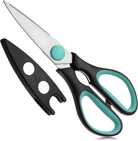 Image of - Kitchen Scissors, Kitchen Shears, 8 Inch Food Scissors, Kitchen Scissors Dishwasher Safe, Meat Scissors, Utility Scissors, Scissors Kitchen, Cooking Scissors, Meat Cutting Scissors