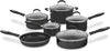 11-Piece Nonstick Cookware Set, Black, 55-11BK