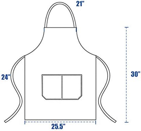 Image of 8 PCS Plain Bib Aprons Bulk - Mixed Color Commercial Apron with 2 Pockets for Kitchen Cooking Restaurant BBQ Painting Crafting
