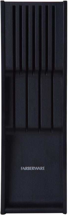 5229614 7 Slot in Drawer Knife Organizer, 18-Inch, Black